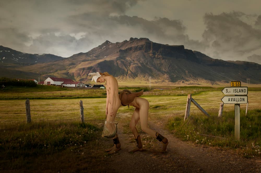 Surreal Icelandic Cowboy by Christine von Diepenbroek — canvas wall art