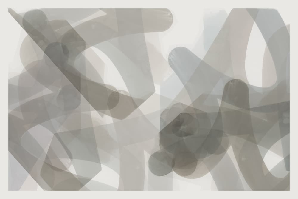 Muted Organic Shapes by cartissi — canvas wall art
