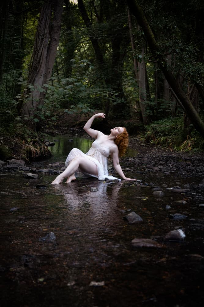 Ethereal Forest Woman by Jan Slotboom — canvas wall art