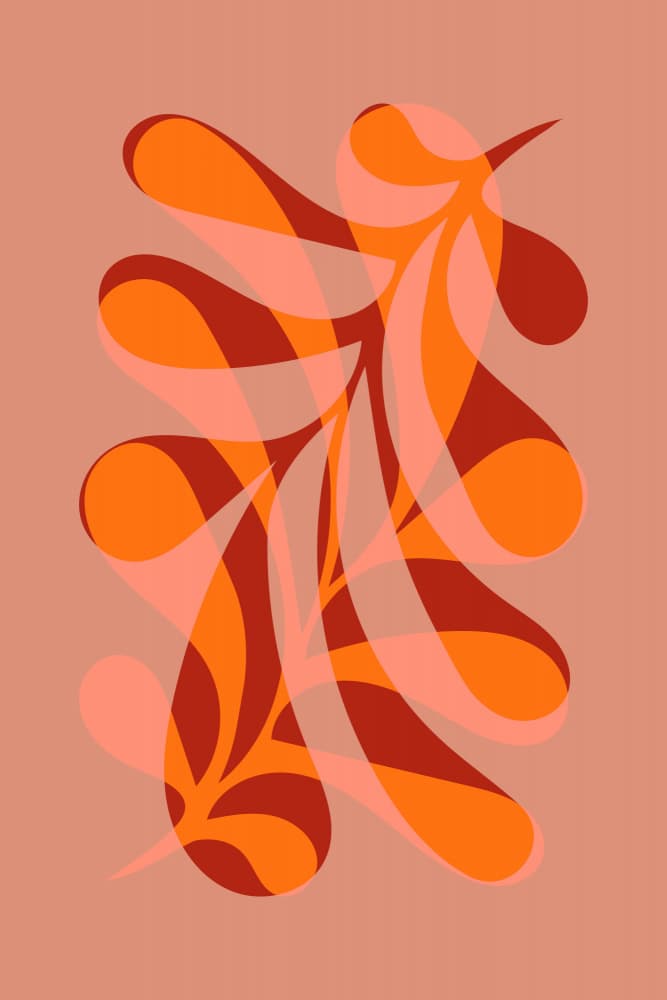 Warm Organic Flow by Studio Memb — canvas wall art