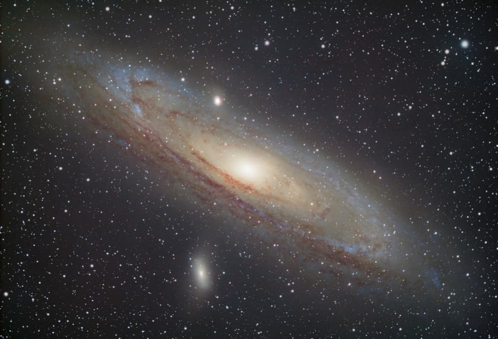 Majestic Andromeda Galaxy by Jianshu — canvas wall art