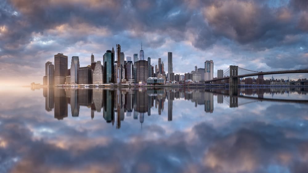Dramatic City Reflections by Carlos F. Turienzo — canvas wall art