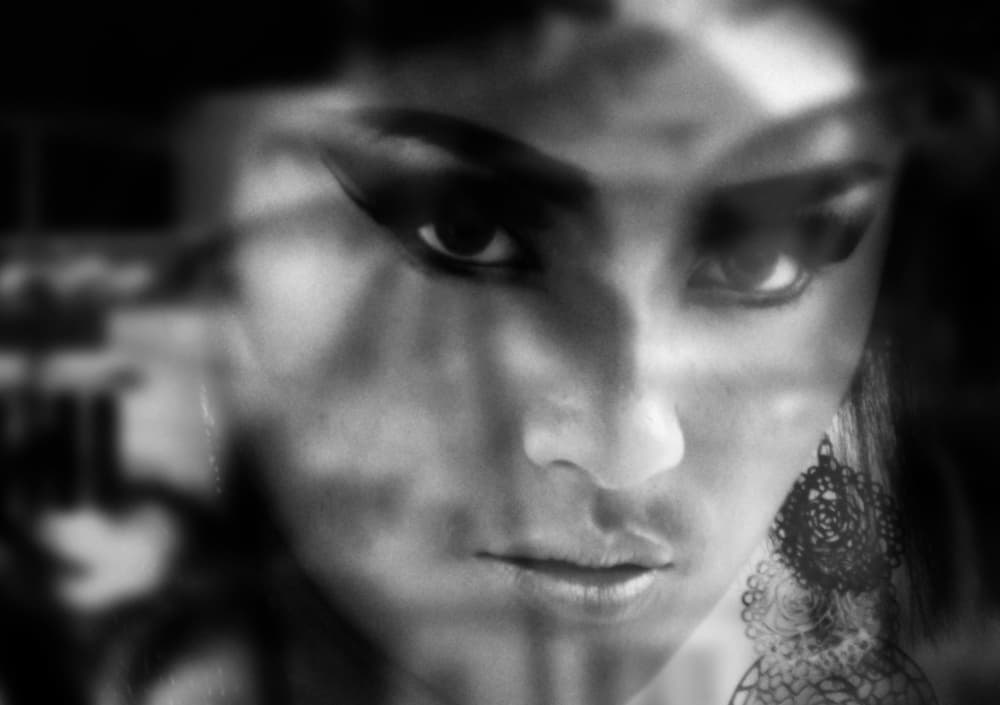 Intense Gaze Woman by Kahar Lagaa — canvas wall art