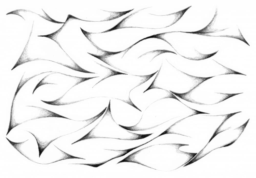 Organic Flowing Shapes by Kulik — canvas wall art