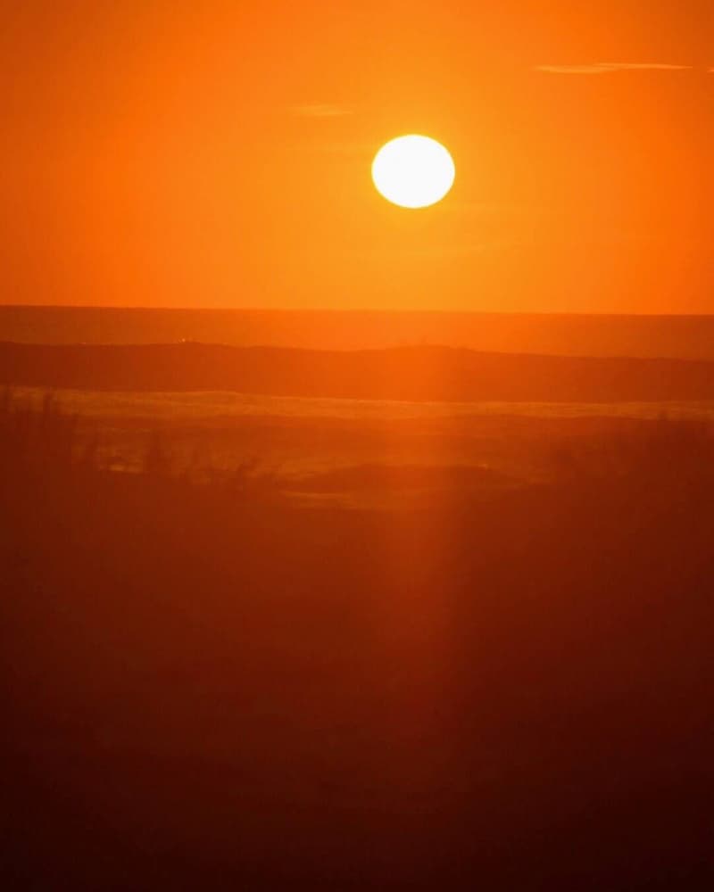 Radiant Orange Sunrise by Del Mundo Imagery — canvas wall art