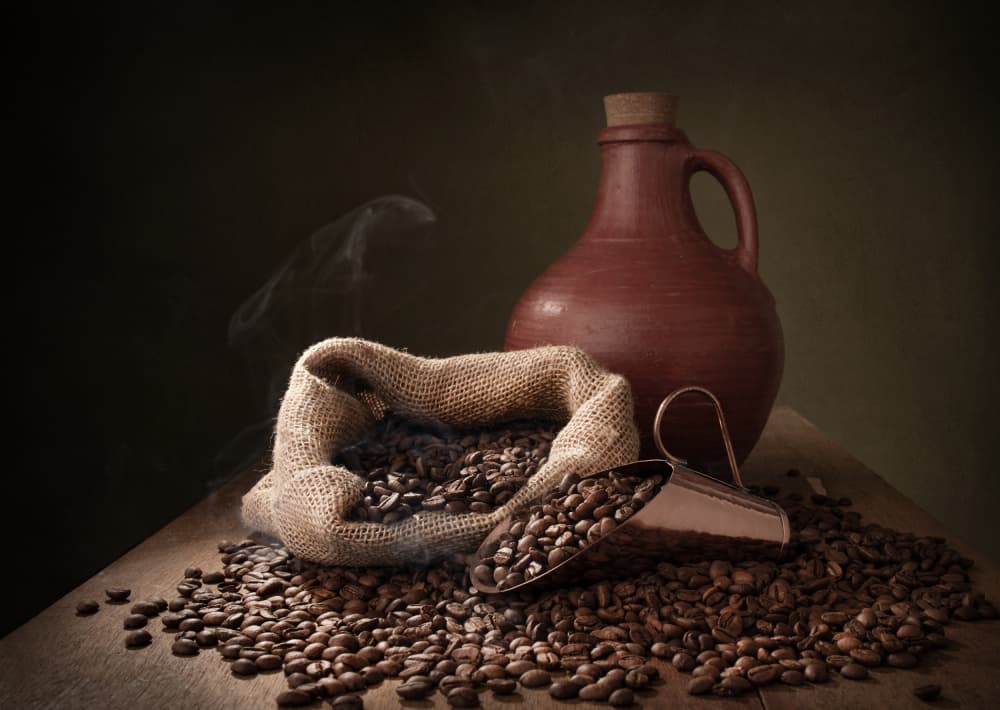 Aromatic Coffee Beans by Margareth Perfoncio — canvas wall art