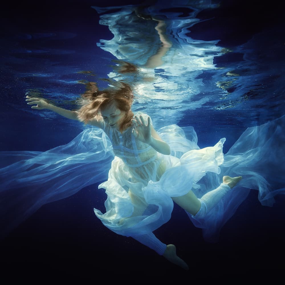 Ethereal Underwater Reverie by Dmitry Frizel — canvas wall art