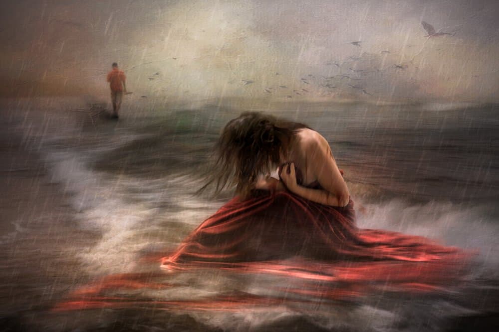 Rainy Farewell by Charlaine Gerber — canvas wall art