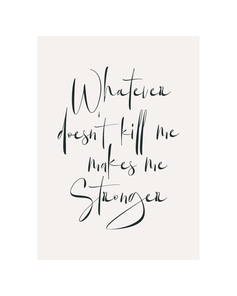 Whatever Doesn't Kill Me by KsanaKalpa — canvas wall art