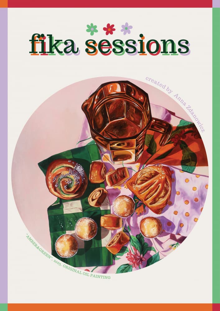 Fika Session Treats by Anna Zdanowicz — canvas wall art