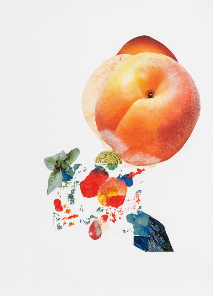 Fresh Peach Abstract by Montserrat Serra Nonell — canvas wall art
