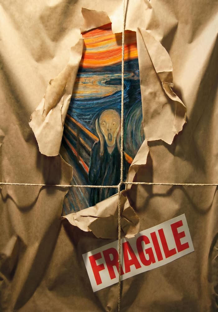 Fragile Scream by Dikhotomy — canvas wall art