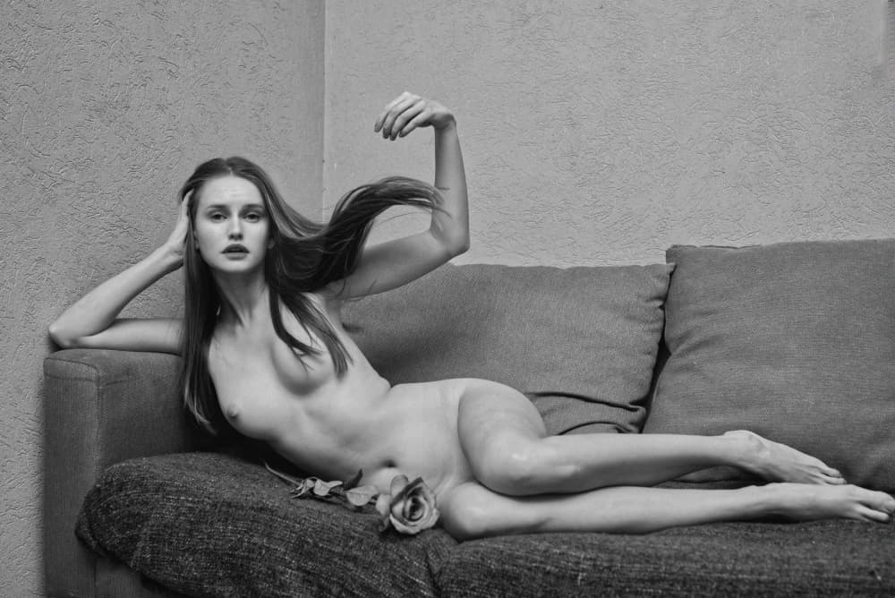 Natalie by Offer Ellbogen — canvas wall art