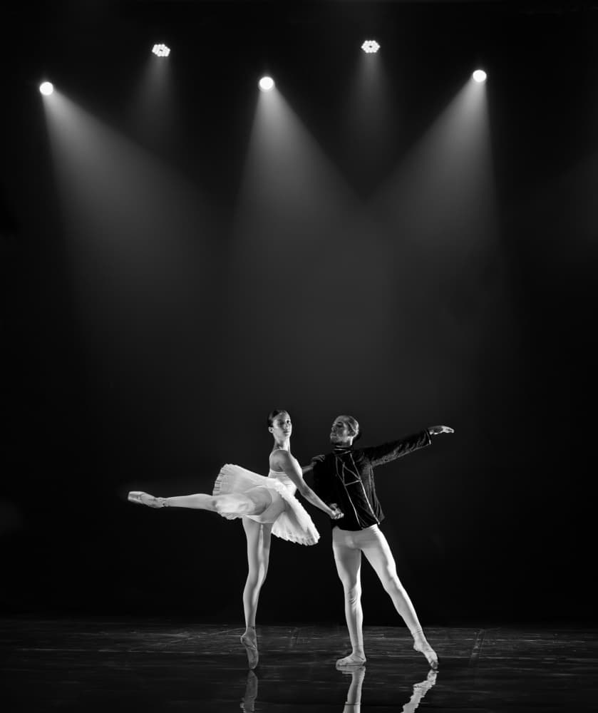 Ballet Dancers On Stage by Svetlana Kirzh — canvas wall art