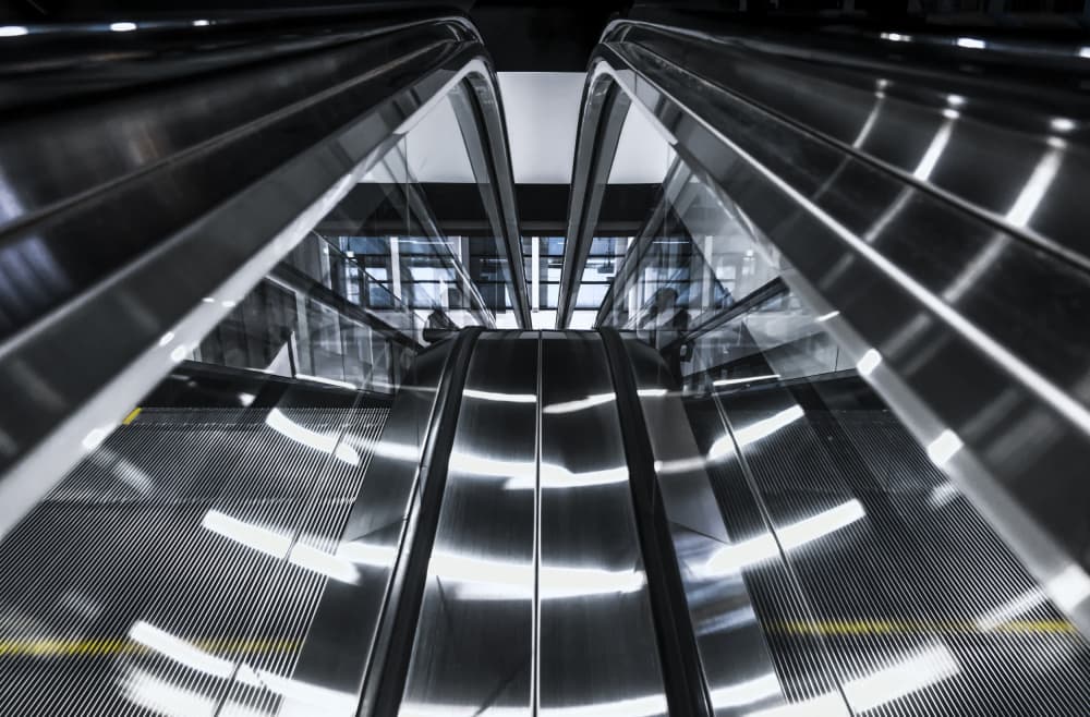 Sleek Urban Ascent by Tomoshi Hara — canvas wall art