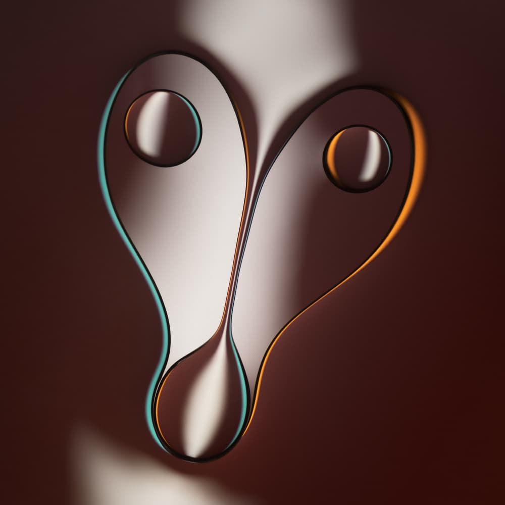 Fluid Abstract Curves by Martin Parratt — canvas wall art