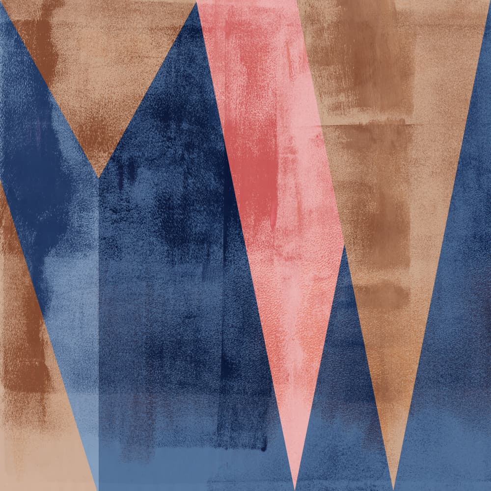 Abstract Peaks and Layers by Dina Dankers — canvas wall art