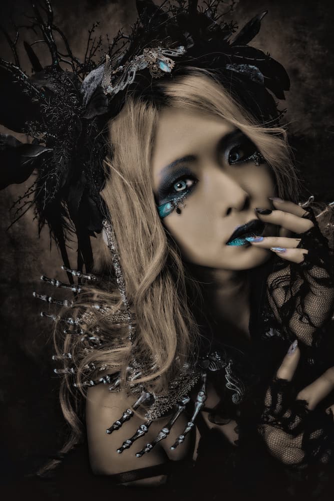Ornate Gothic Beauty by KOIKI — canvas wall art