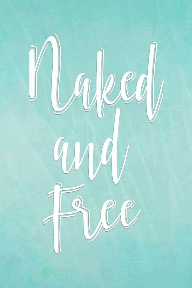 Naked And Free by Martina — canvas wall art