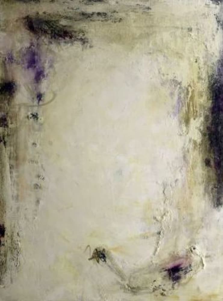Quiet Textured Abstract by Deb Chaney — canvas wall art