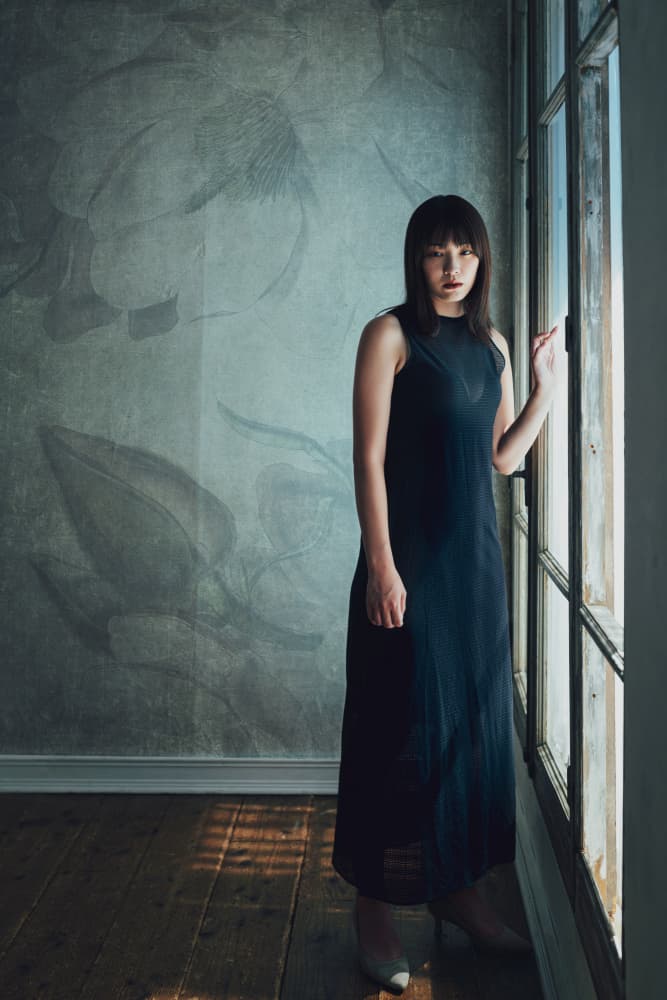 Elegant Woman By Window by Yuzo Fujii — canvas wall art