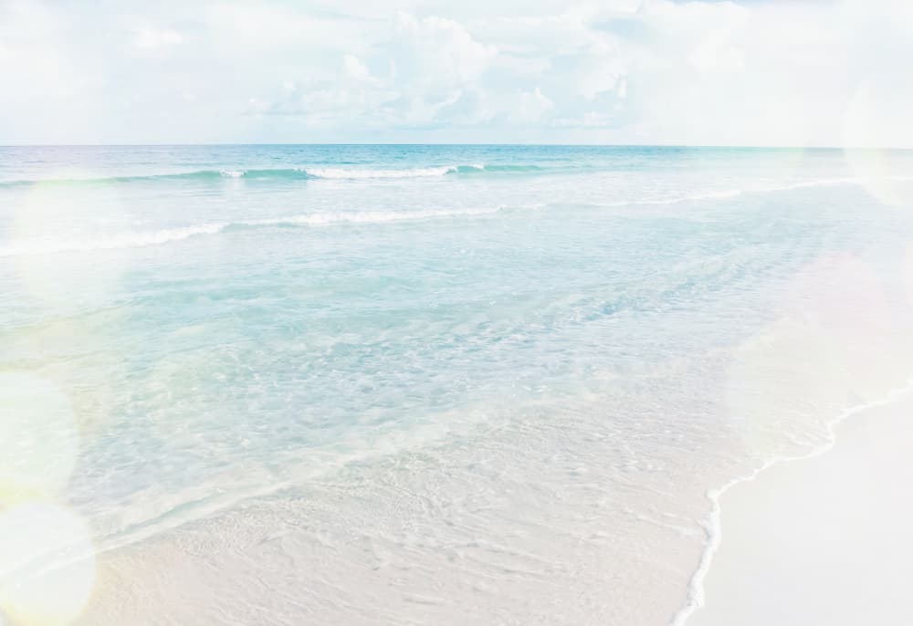Dreamy Ocean Waves by Courtney Crane — canvas wall art