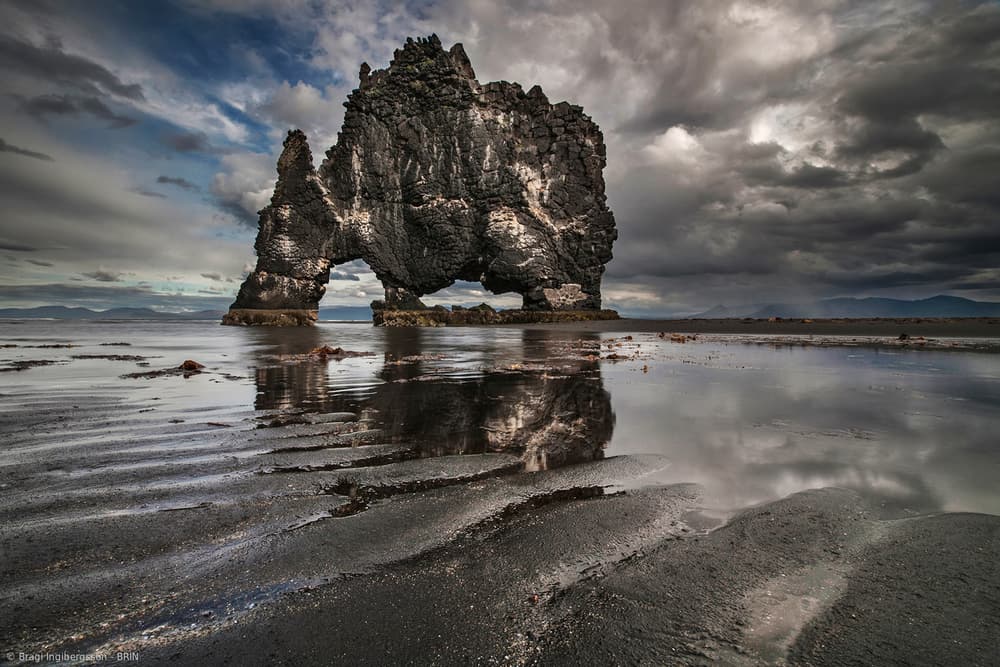 Elephant Rock Reflection by Bragi Ingibergsson - BRIN — canvas wall art