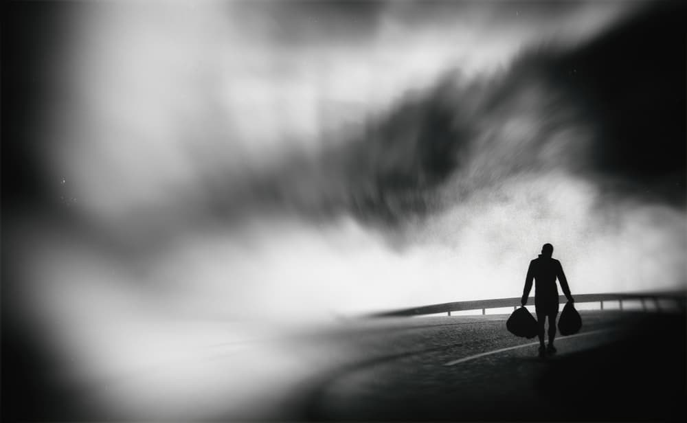 Mysterious Road Journey by Krisztina Lacz — canvas wall art