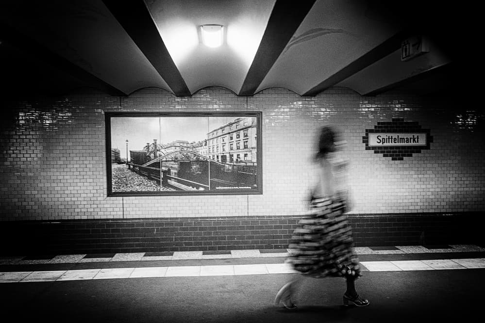 Spittelmarkt Urban Blur by Roberto Parola — canvas wall art