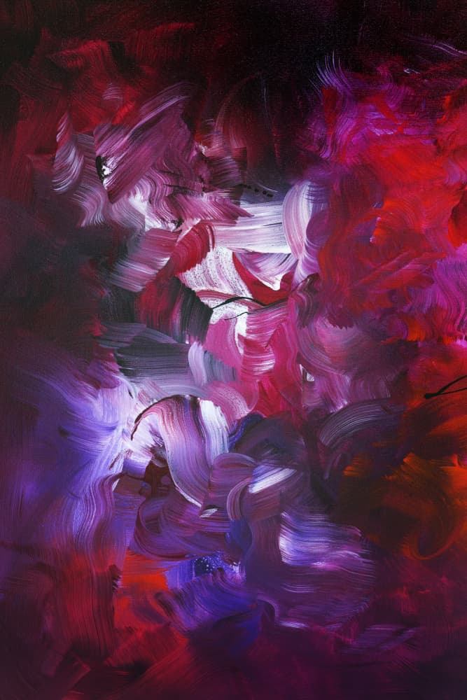 Vibrant Abstract Strokes by Paresh Nrshinga FRSA — canvas wall art
