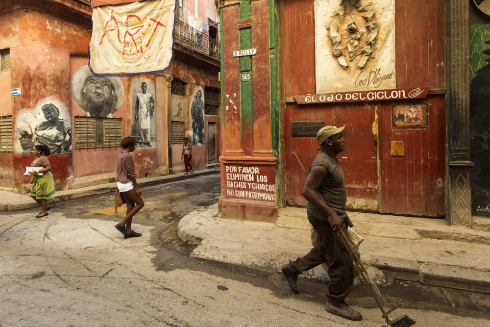 Havana Street Art by Dan Mirica — canvas wall art