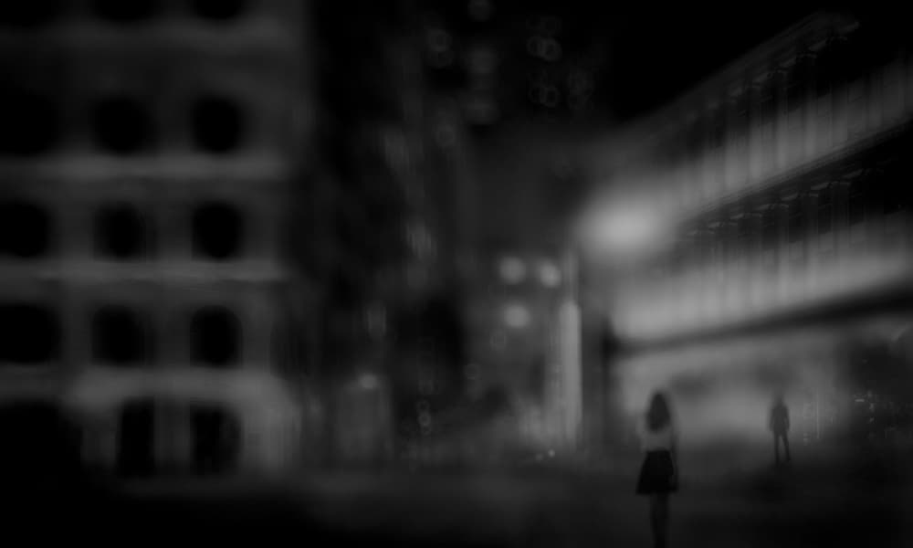 Blurred City Night by Teruhiko Tsuchida — canvas wall art