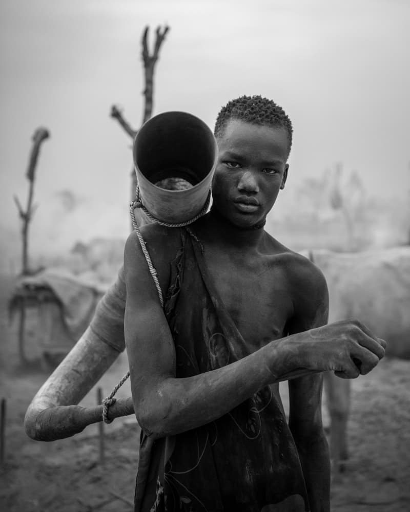 Tribal Youth Gaze by Max Vere-Hodge — canvas wall art