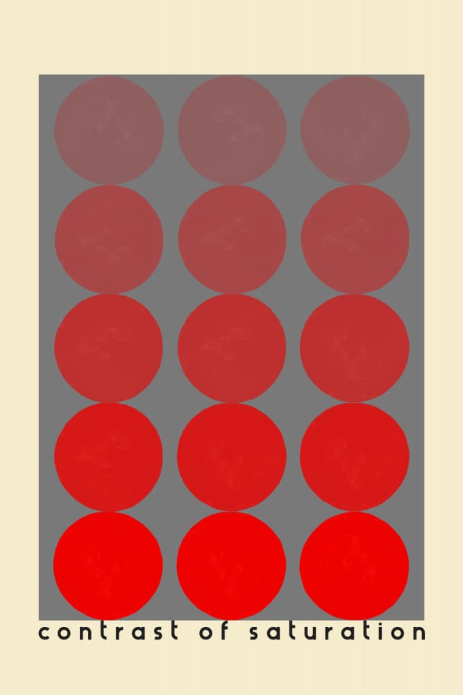 Red Saturation Contrast by Rosana Laiz Blursbyai — canvas wall art