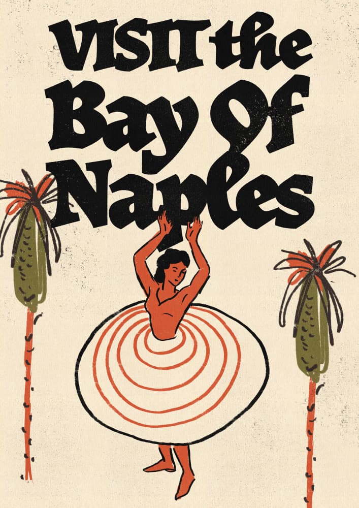 Visit The Bay Of Naples by Nicholas — canvas wall art