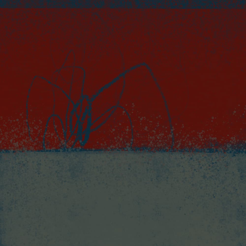 Mysterious Red Creature by MANSI SAXENA — canvas wall art