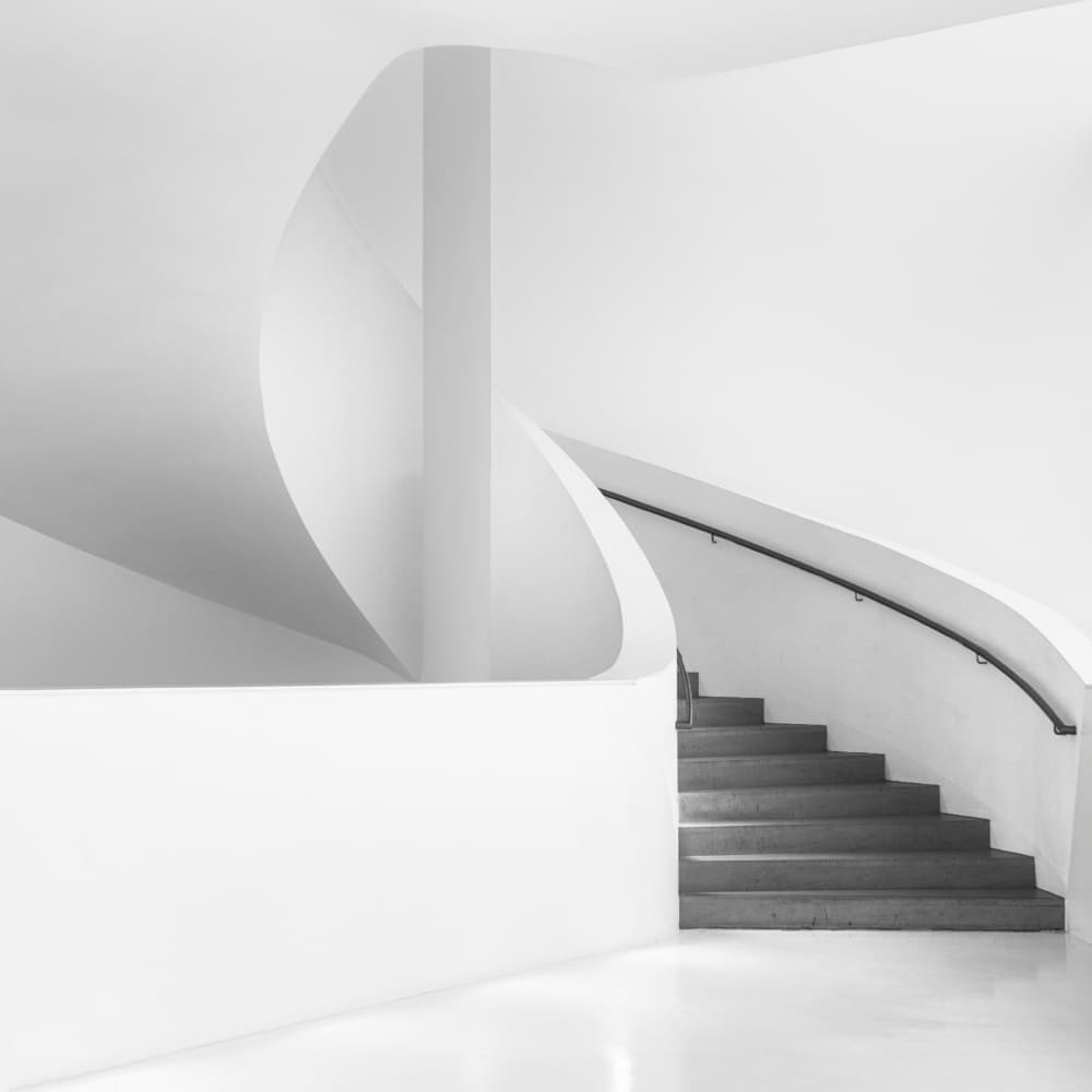 Architectural Curves by Rolf Endermann — canvas wall art