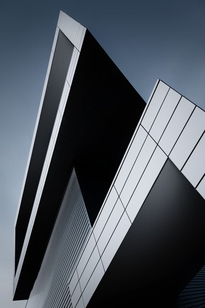 Modern Architectural Angles by Jeroen van de Wiel — canvas wall art