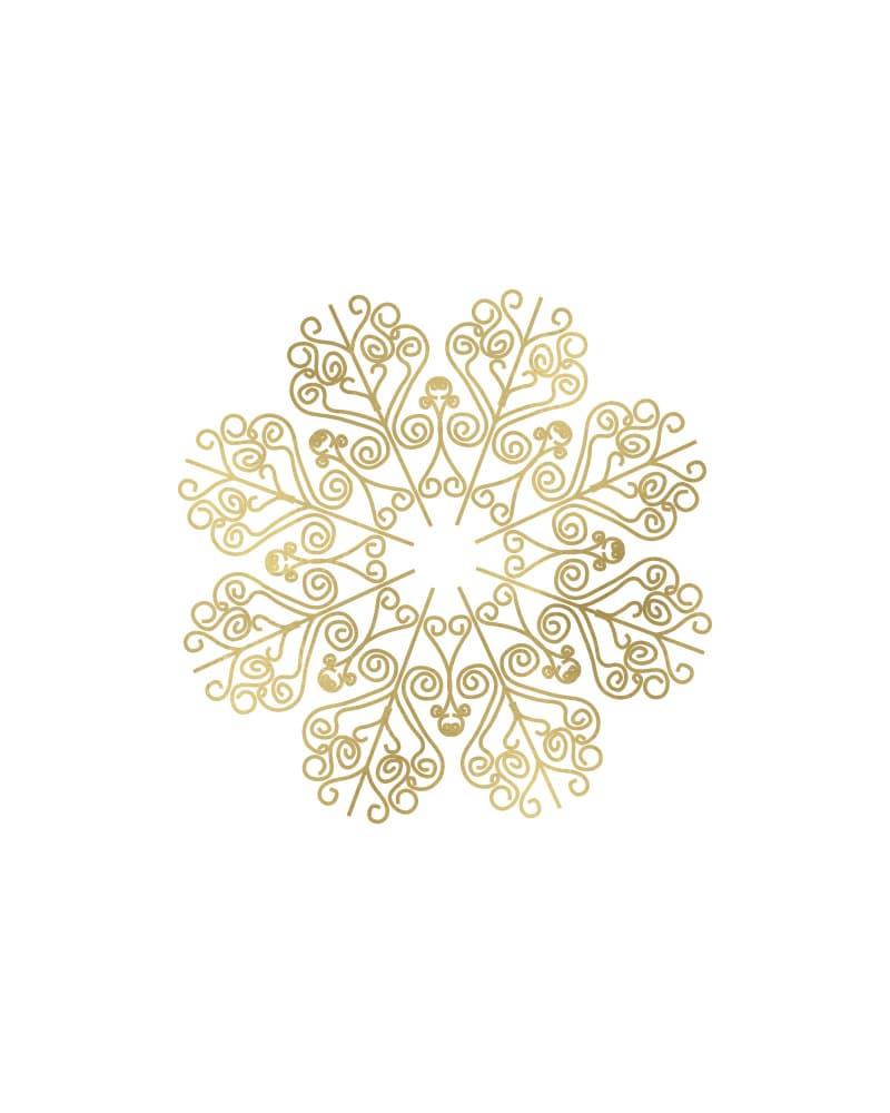 Elegant Gold Mandala by Rosana Laiz Blursbyai — canvas wall art