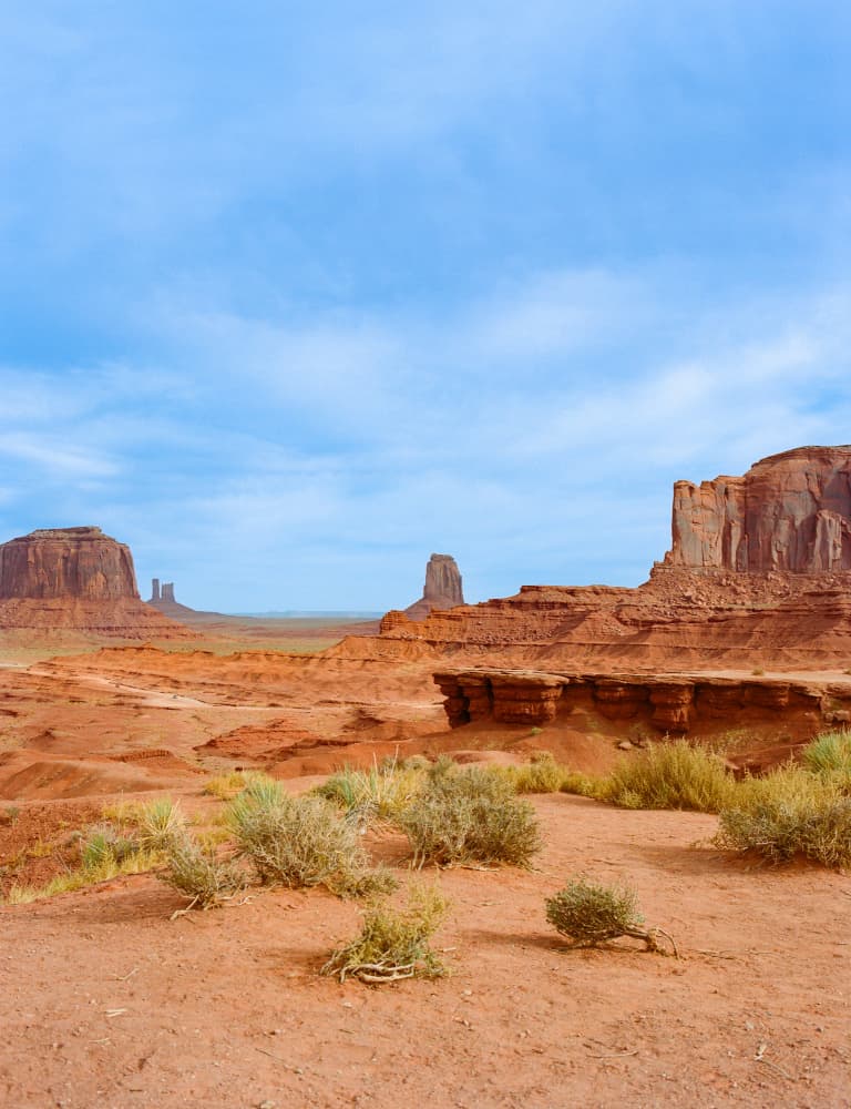 Monument Valley Desert Landscape by Bethany Young — canvas wall art