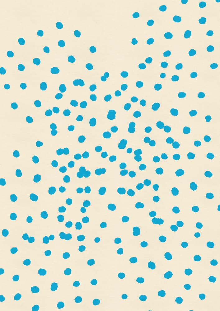Organic Blue Pattern by Nicholas — canvas wall art