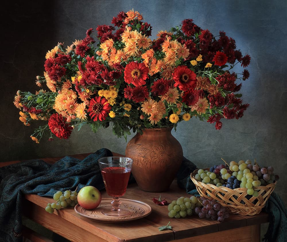 Autumn Harvest Still Life by Tatyana Skorokhod — canvas wall art