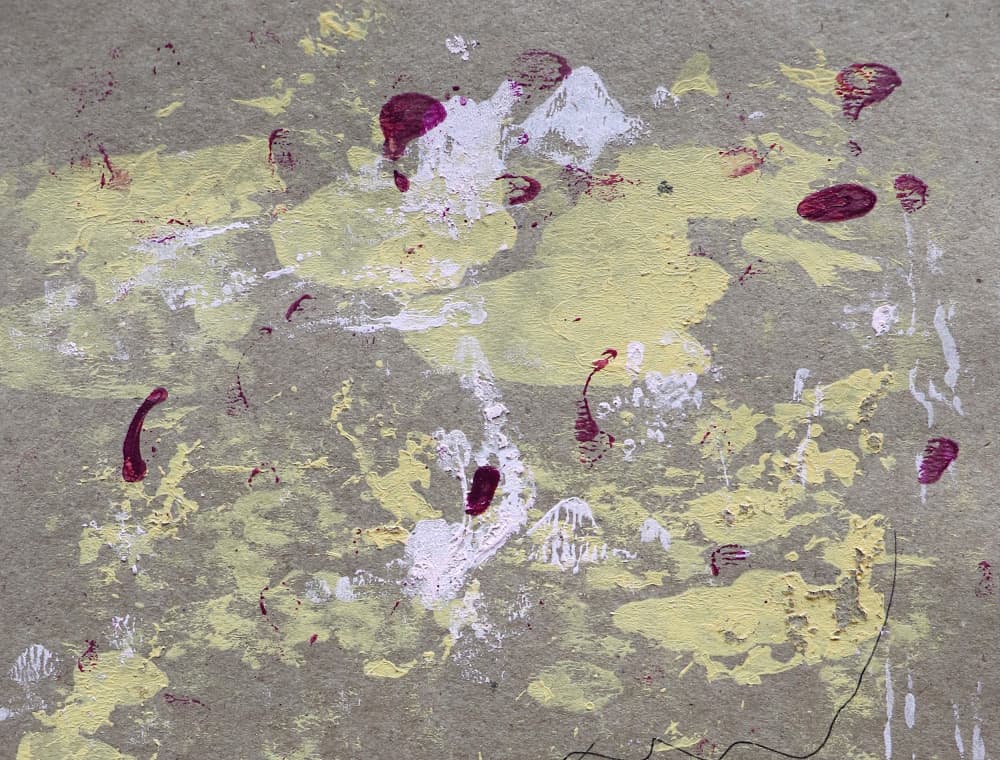 Abstract Paint Splatters by Santhosh ch — canvas wall art