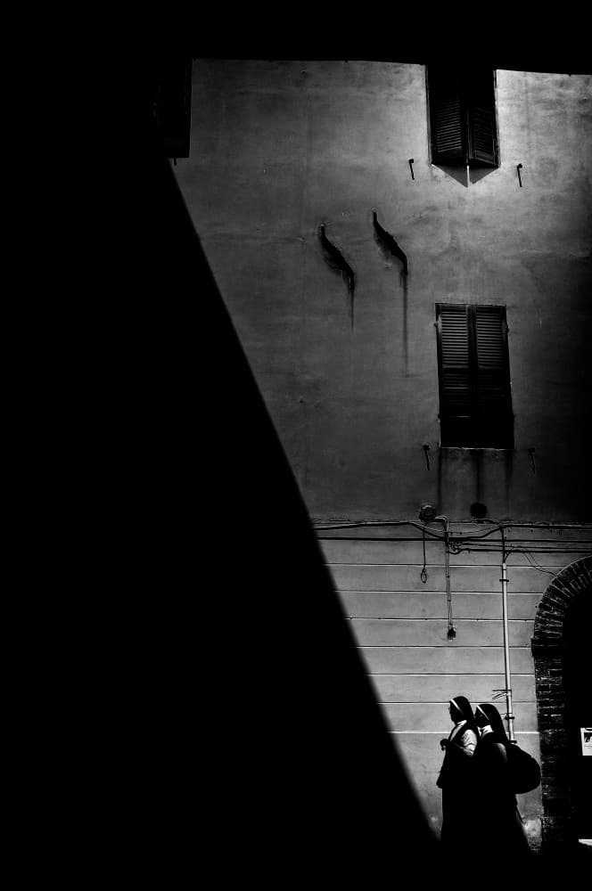 Figure in Stark Light by Antonio Grambone — canvas wall art