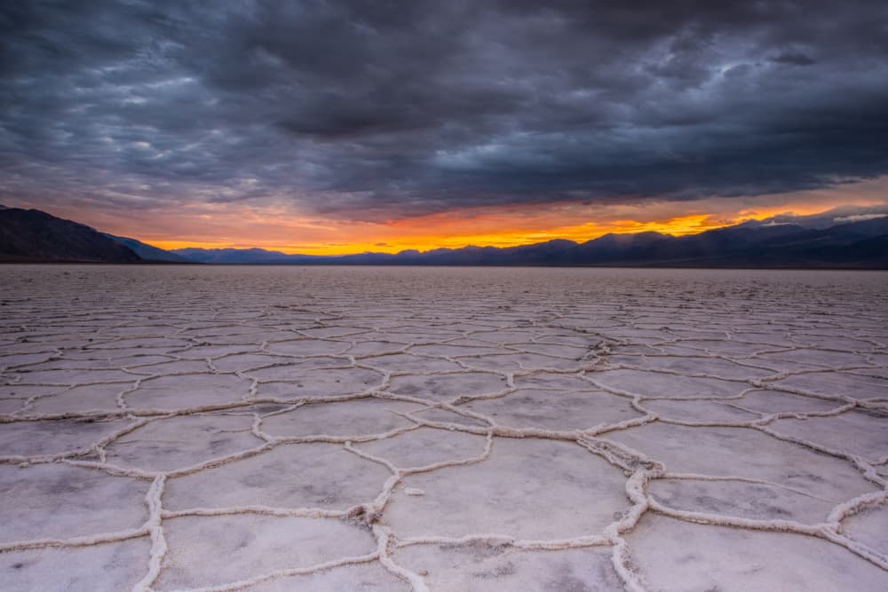 Dramatic Salt Flats Sunset by Jay Zhu — canvas wall art