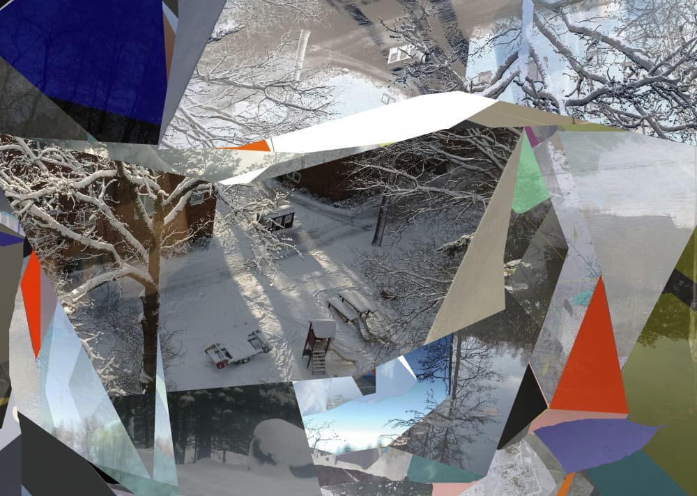 Fractured Winter Landscape by Stefan Fransson — canvas wall art