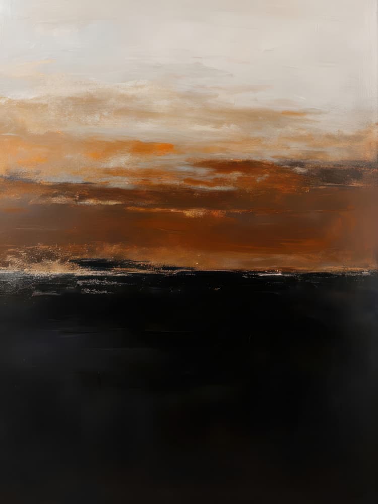 Dramatic Orange Horizon by Alpenglow Workshop — canvas wall art