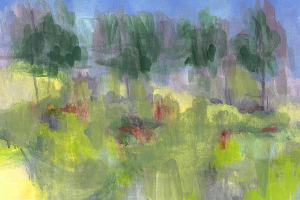 Serene Forest Impression by Lori Ann Folz — canvas wall art