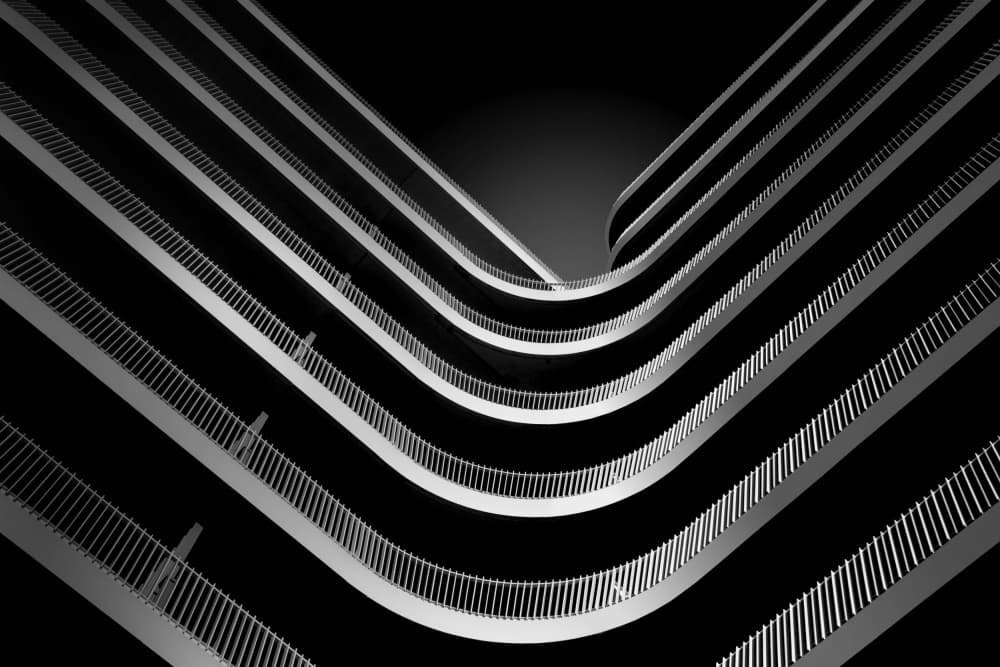 Abstract Urban Curves by Greetje van Son — canvas wall art