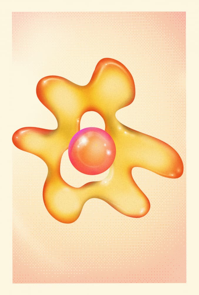 Fluid Organic Orb by The Art Concept — canvas wall art